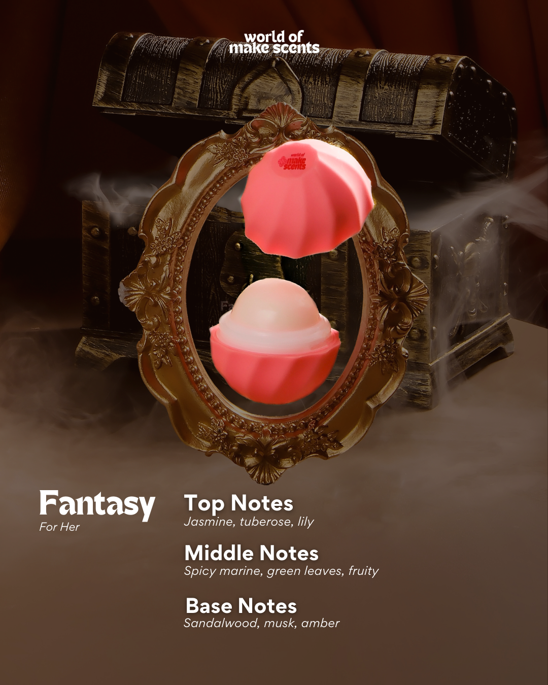 Fantasy Solid Perfume + Pink Crocy Case