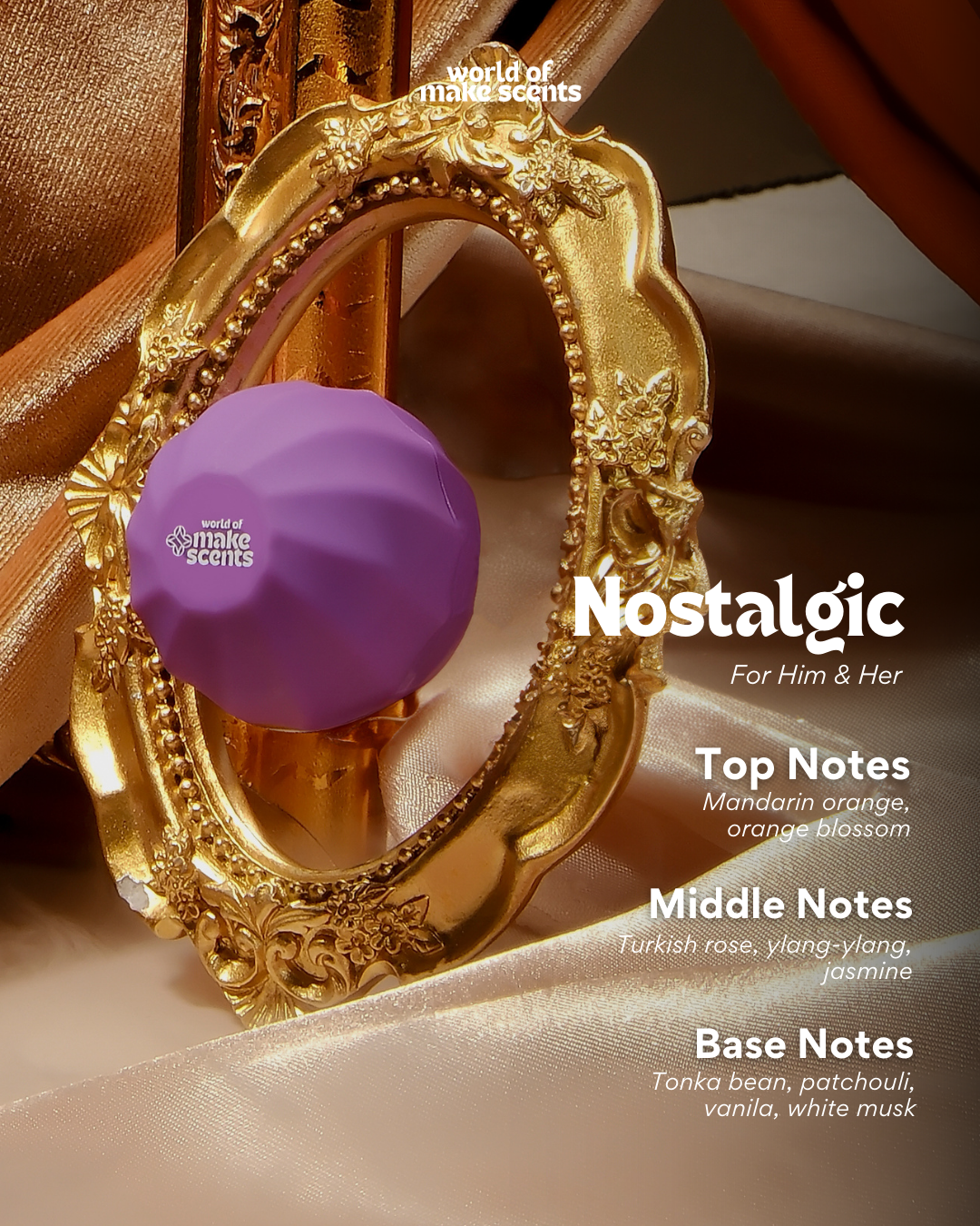 Nostalgic Solid Perfume + Purple Crocy Case
