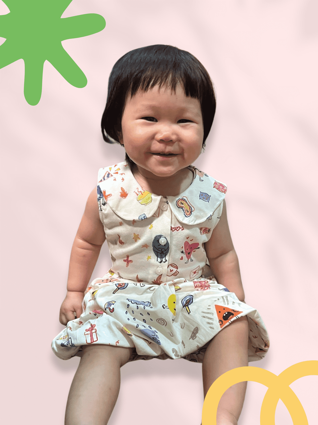 Facial Expression Aira Balloon Dress