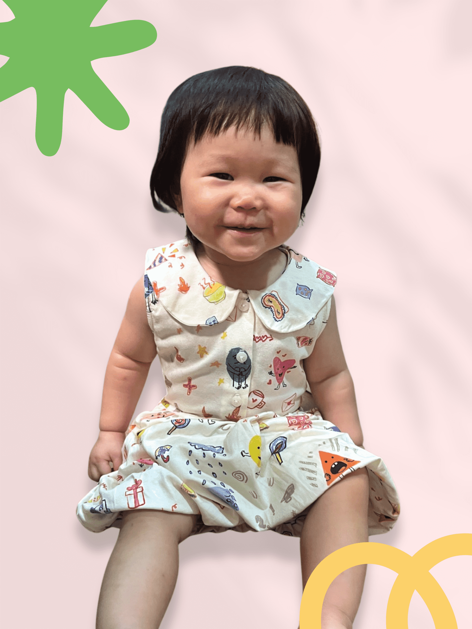 Facial Expression Aira Balloon Dress