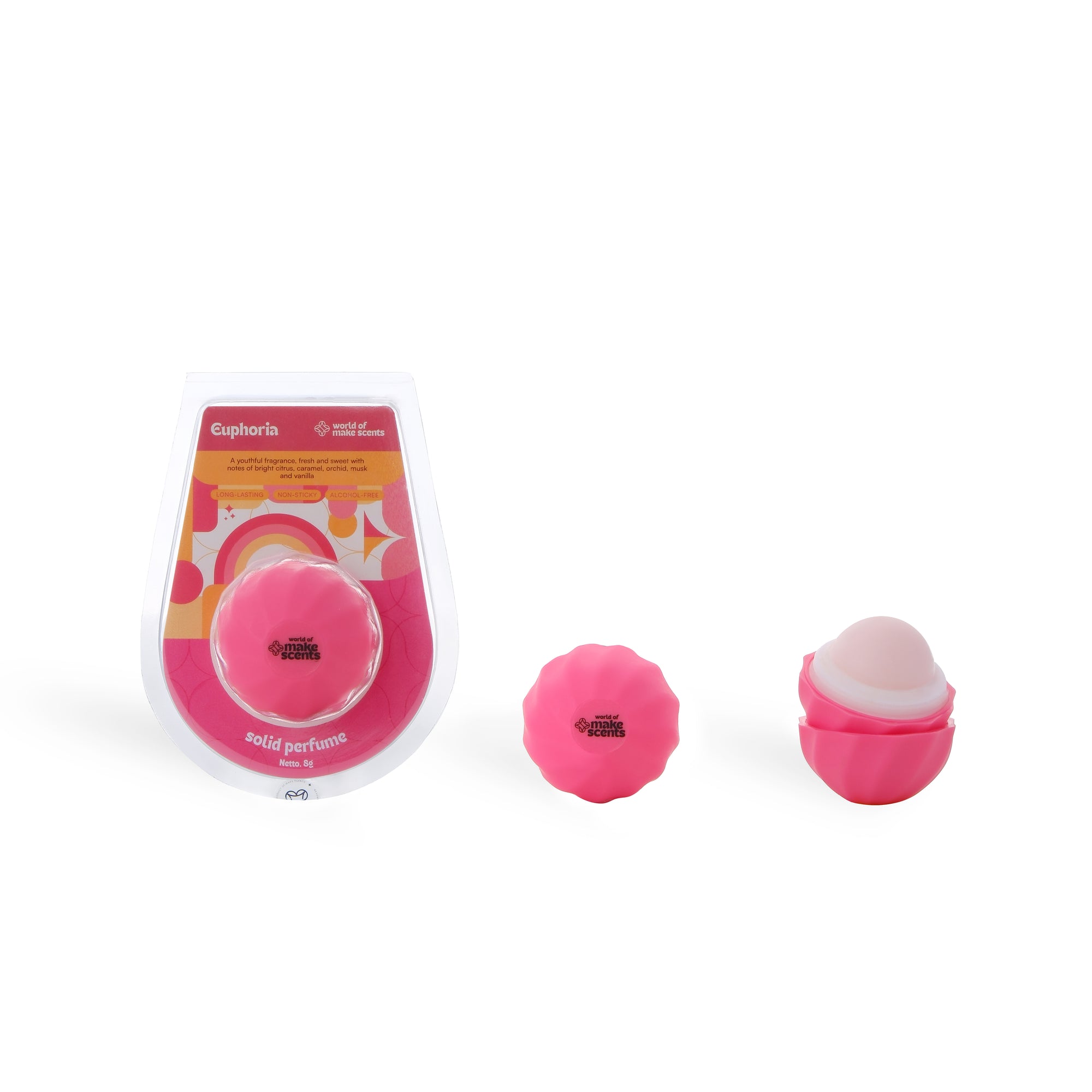 Euphoria Solid Perfume + Pink Crocy Case