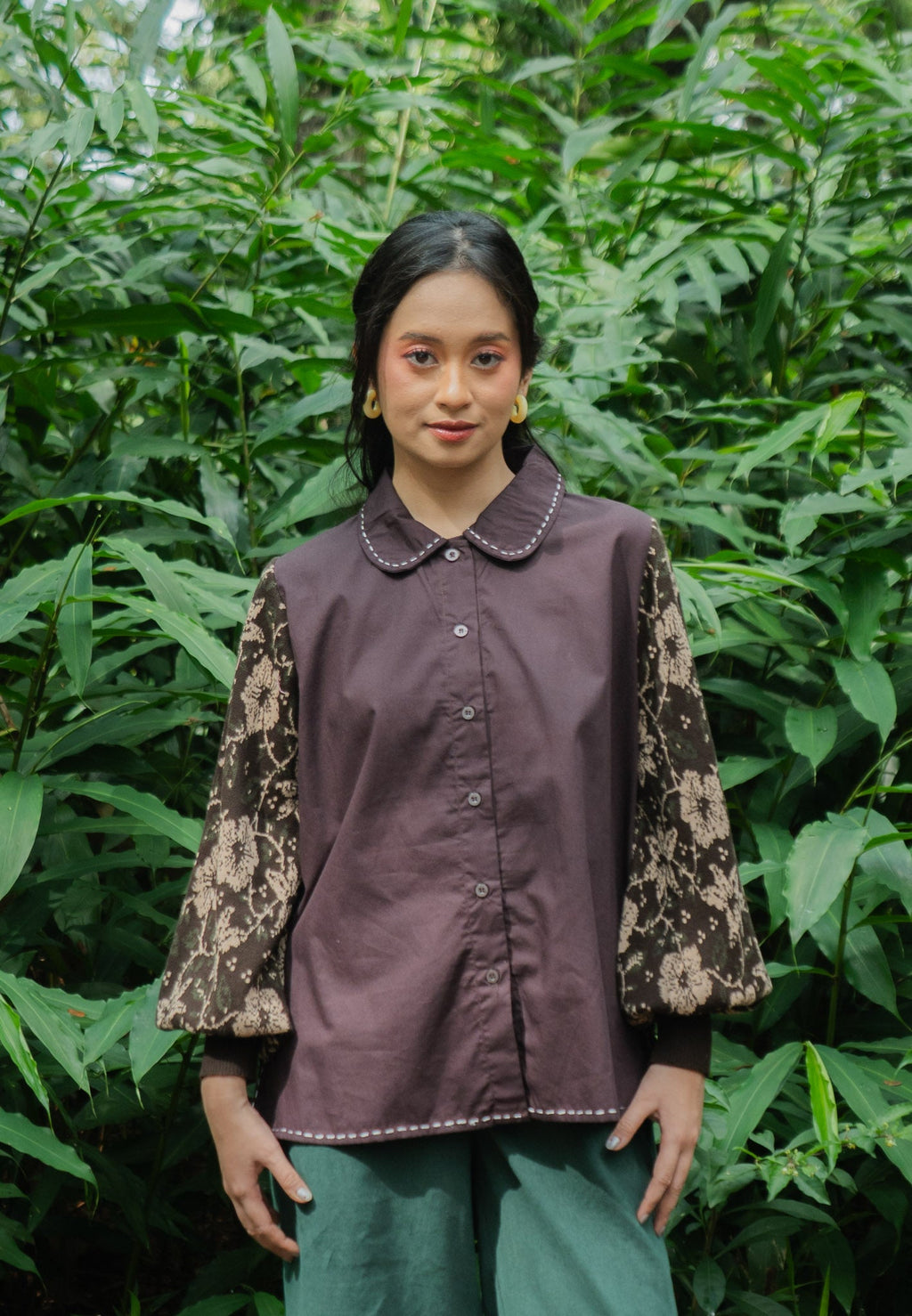 Celosia Sekar Top Knit Sleeve