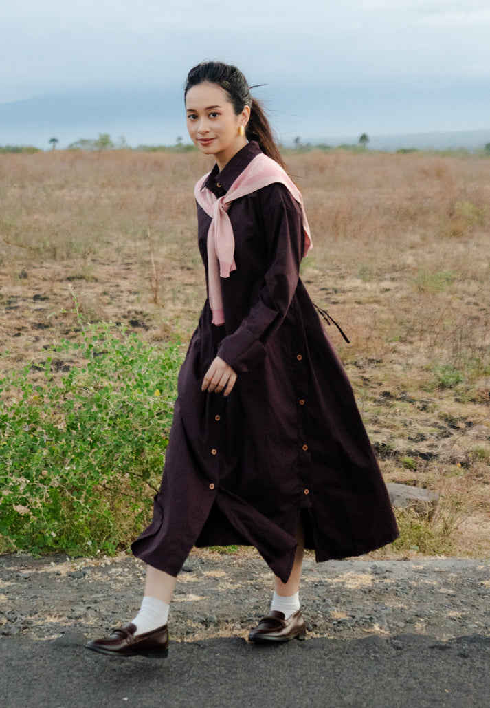 Origin Knit Shawl Dress