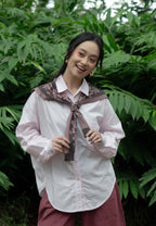 Seoul Jalak Knit Shawl Distance Top