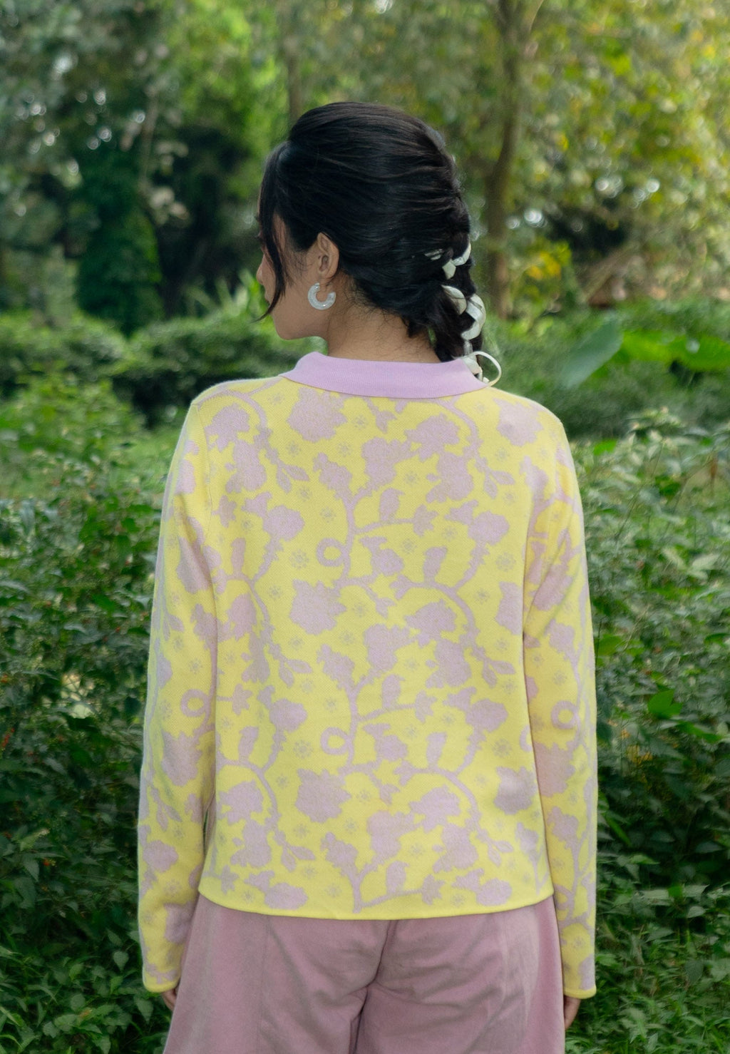 Velma Jalak Knit Polo Long Sleeve