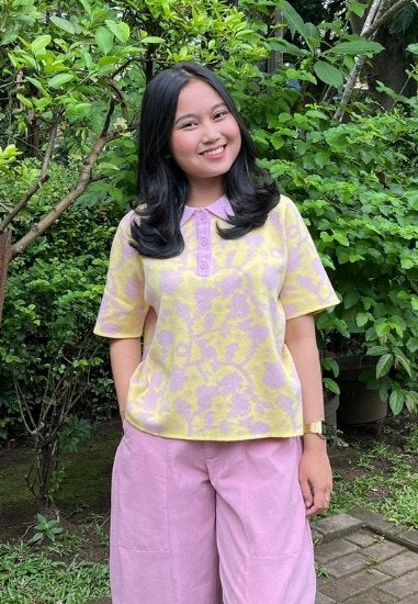 Velma Jalak Knit Polo Short Sleeve